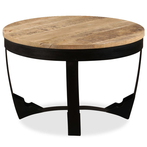 vidaXL Coffee Table Solid Rough Mango Wood 60x40 cm