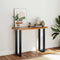 vidaXL Console Table Teak 100x35x75 cm