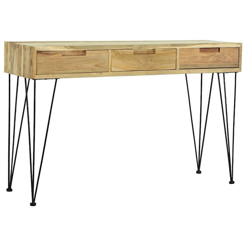 vidaXL Console Table 120x35x76 cm Solid Teak
