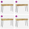 vidaXL Console Table 120x35x76 cm Solid Teak