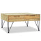 vidaXL Coffee Table 80x80x40 cm Solid Teak
