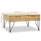 vidaXL Coffee Table 80x80x40 cm Solid Teak