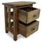 vidaXL Nightstand Solid Mahogany Wood 40x30x51 cm