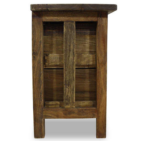 vidaXL Nightstand Solid Mahogany Wood 40x30x51 cm