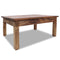 vidaXL Coffee Table Solid Mahogany Wood 98x73x45 cm