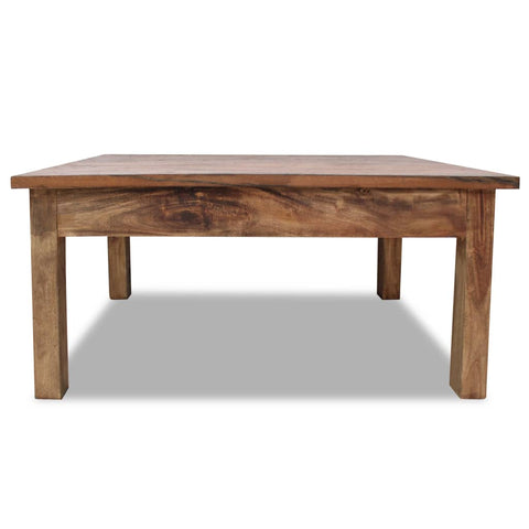 vidaXL Coffee Table Solid Mahogany Wood 98x73x45 cm