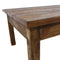 vidaXL Coffee Table Solid Mahogany Wood 98x73x45 cm