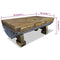 vidaXL Coffee Table Mixed Recycled Wood 90x50x35 cm