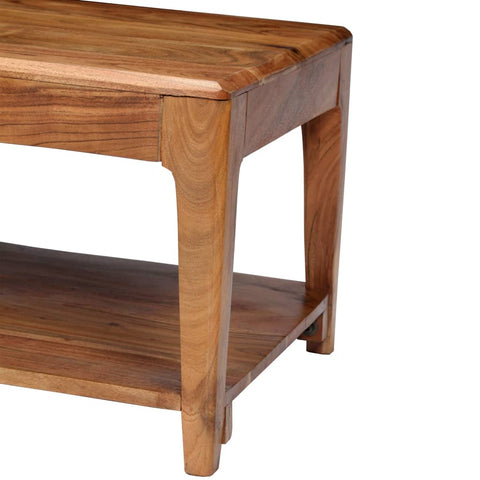 vidaXL Coffee Table Solid Wood 88x50x38 cm