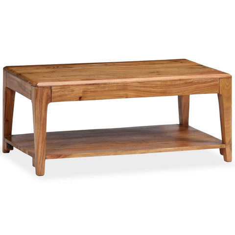 vidaXL Coffee Table Solid Wood 88x50x38 cm