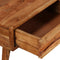 vidaXL Coffee Table Solid Wood with Carved Drawer 100x50x40 cm
