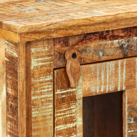vidaXL Wall Cabinet Solid Reclaimed Wood 44x21x72 cm