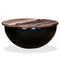 vidaXL Coffee Table Solid Reclaimed Wood Black Bowl Shape