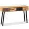 vidaXL Console Table Solid Reclaimed Teak 120x30x76 cm