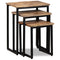 vidaXL Nesting Coffee Table Set 3 Pieces Solid Reclaimed Teak