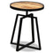 vidaXL Side Table Round Solid Reclaimed Teak