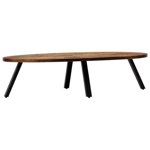 vidaXL Coffee Table Solid Reclaimed Teak Oval 120x60x30 cm