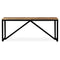 vidaXL Bench Solid Mango Wood 110x35x45 cm