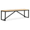 vidaXL Bench Solid Mango Wood 160x35x45 cm