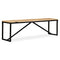 vidaXL Bench Solid Mango Wood 160x35x45 cm