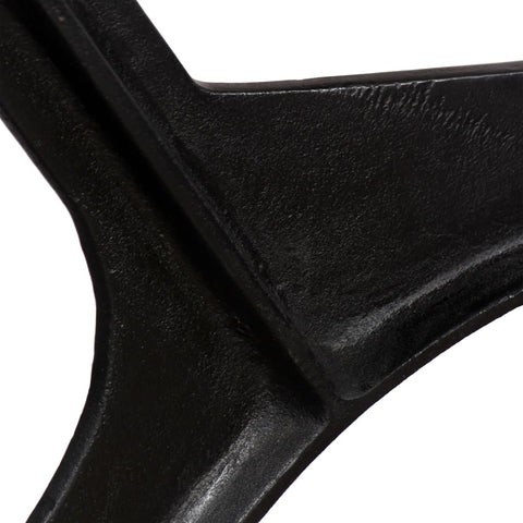 vidaXL Dining Table Legs 2 pcs O-Frame Cast Iron