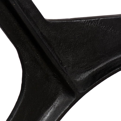 vidaXL Coffee Table Legs 2 pcs O-Frame Cast Iron