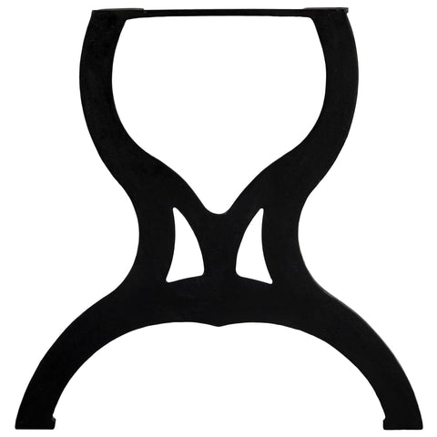 vidaXL Dining Table Legs 2 pcs X-Frame Cast Iron