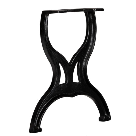 vidaXL Bench Legs 2 pcs X-Frame Cast Iron