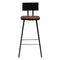 vidaXL Bar Set 3 Piece Solid Reclaimed Wood