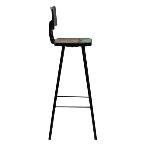 vidaXL Bar Set 3 Piece Solid Reclaimed Wood Multicolour