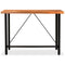 vidaXL Bar Table Solid Acacia Wood 150x70x107 cm