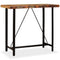 vidaXL Bar Table Solid Reclaimed Wood 120x60x107 cm