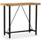 vidaXL Bar Table Solid Reclaimed Wood 120x60x107 cm