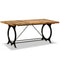 vidaXL Dining Table Solid Rough Mango Wood 180 cm
