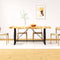 vidaXL Dining Table Solid Rough Mango Wood 180 cm