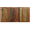 vidaXL Dining Table Solid Reclaimed Wood and Steel Cross 180 cm