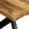 vidaXL Dining Table Solid Mango Wood and Steel Cross 180 cm
