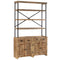 vidaXL Sideboard with Shelves Solid Mango Wood 120x35x200 cm