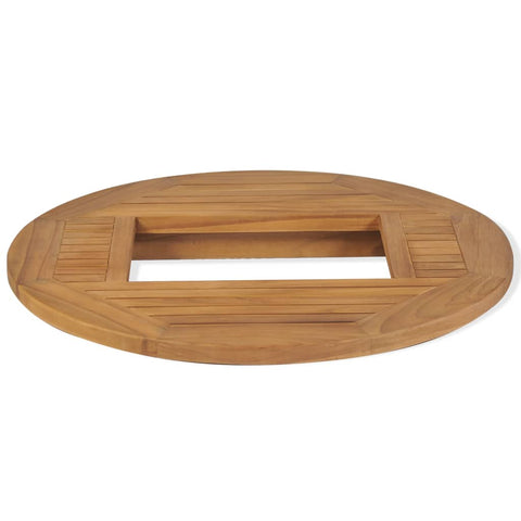 vidaXL Beer Crate Tabletop Teak 70 cm