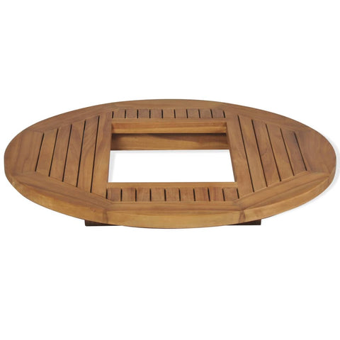 vidaXL Beer Crate Tabletop Teak 70 cm
