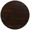 vidaXL Bistro Table MDF and Steel Round 80x75 cm Dark Ash