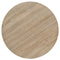 vidaXL Bistro Table MDF and Steel Round 60x75 cm Oak Colour