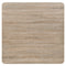 vidaXL Bistro Table MDF and Steel Square 80x80x75 cm Oak Colour