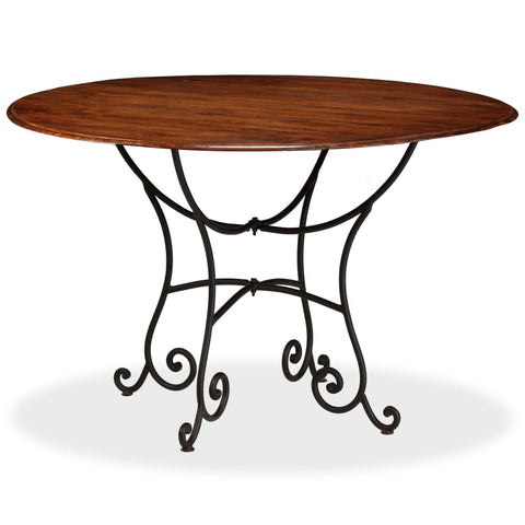vidaXL Dining Table Solid Acacia Wood with Honey Finish 120x76 cm