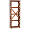 vidaXL Bookshelf Solid Acacia Wood Honey Finish 60x30x160 cm