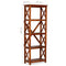 vidaXL Bookshelf Solid Acacia Wood Honey Finish 60x30x160 cm