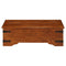 vidaXL Coffee Table Solid Acacia Wood Honey Finish 110x55x35 cm