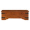 vidaXL Coffee Table Solid Acacia Wood Honey Finish 110x55x35 cm