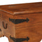 vidaXL Coffee Table Solid Acacia Wood Honey Finish 110x55x35 cm