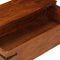 vidaXL Coffee Table Solid Acacia Wood Honey Finish 110x55x35 cm